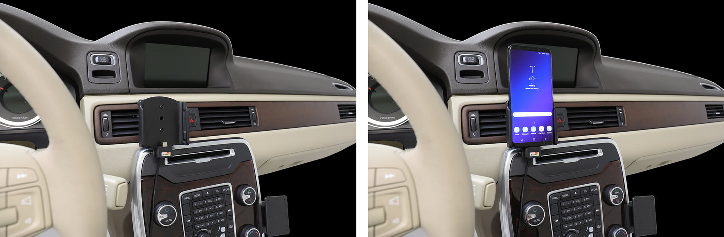 721039 - Aktív tartó USB-kábellel és szivargyújtó adapterrel