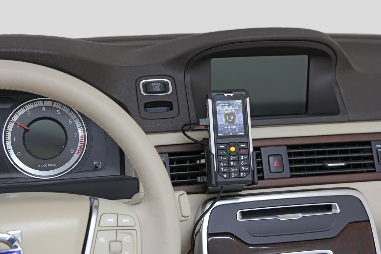 521847 - Aktív tartó USB-kábellel és szivargyújtó adapterrel