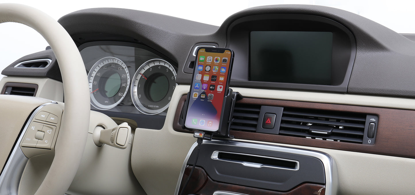 721234 - Aktív tartó USB-kábellel és szivargyújtó adapterrel