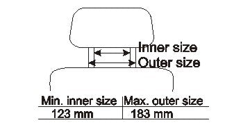 811027 - Headrest mount - Fejtámla tartó