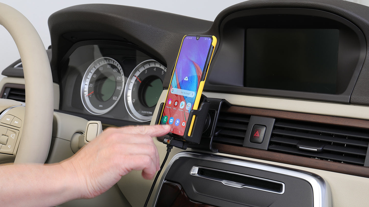 721202 - Aktív tartó USB-kábellel és szivargyújtó adapterrel