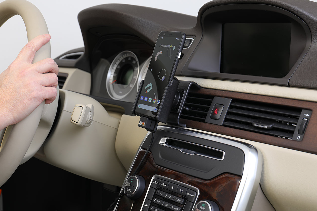 721176 - Aktív tartó USB-kábellel és szivargyújtó adapterrel