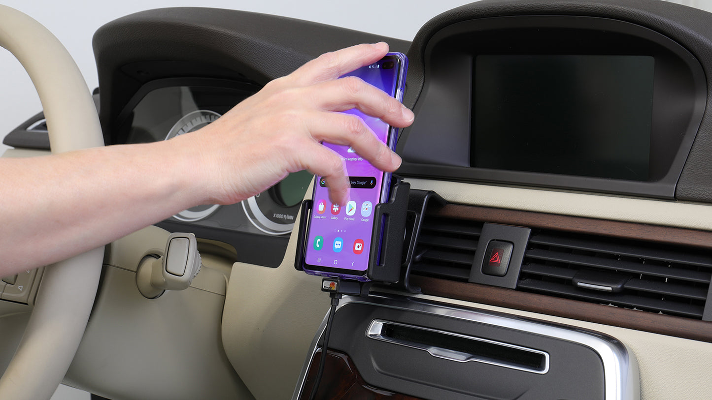 721204 - Aktív tartó USB-kábellel és szivargyújtó adapterrel