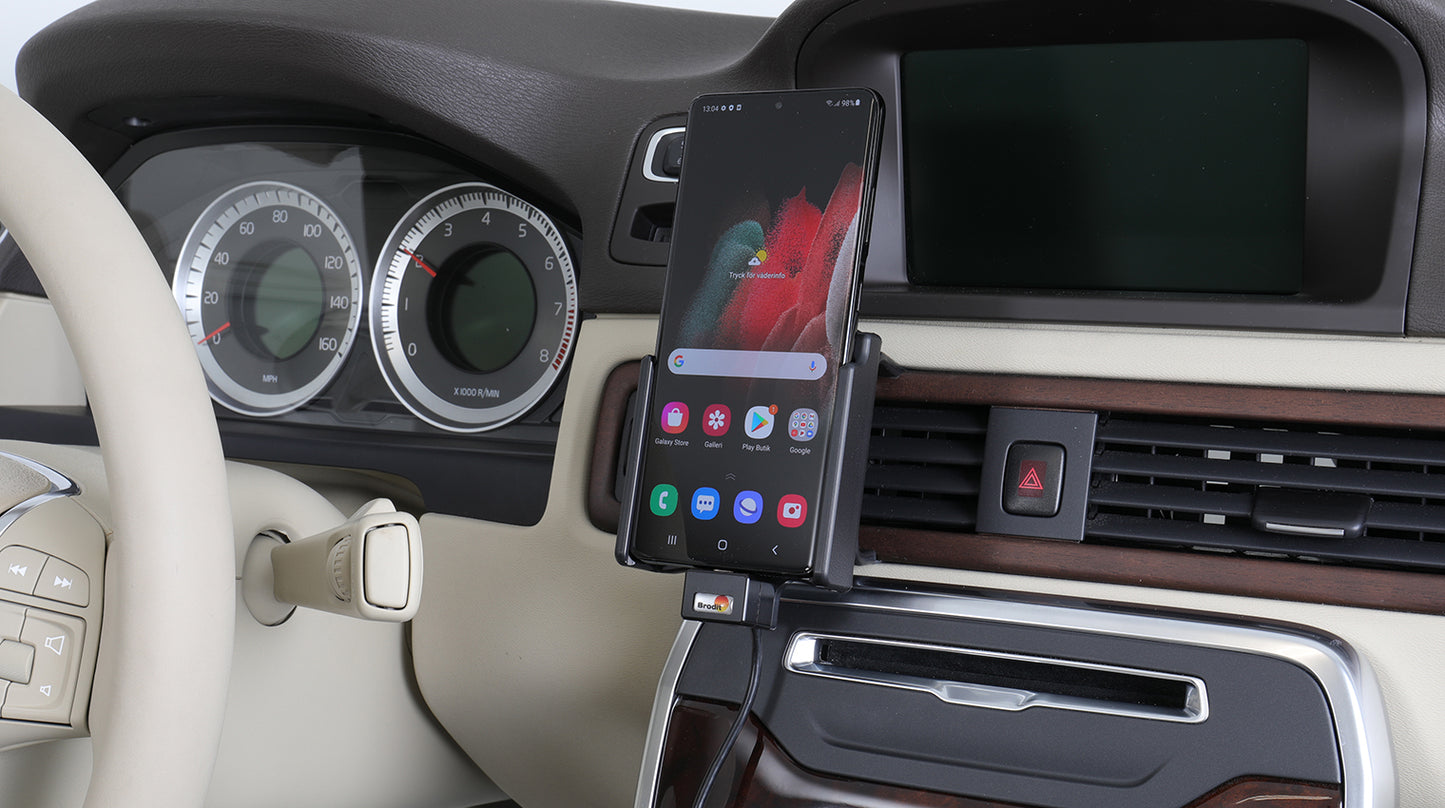 721192 - Aktív tartó USB-kábellel és szivargyújtó adapterrel