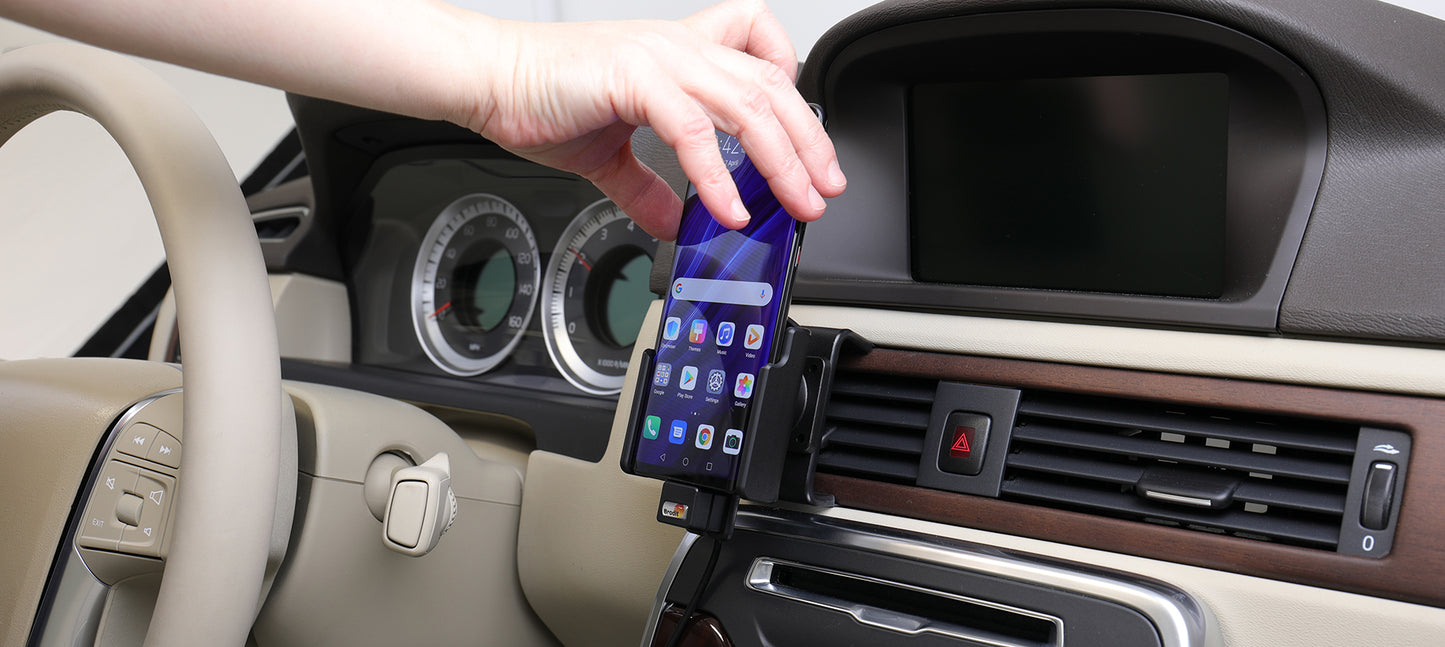 721121 - Aktív tartó USB-kábellel és szivargyújtó adapterrel